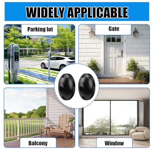 Miniatura 6 de Fotocélulas Infrarrojas Universales, Par De Sensor Puerta Garaje, Fotocélula Infrarroja Para Puertas Automáticas Y Puertas De Garaje, Acerca De Alcance De 20 Metros, 12 24v Ac Dc