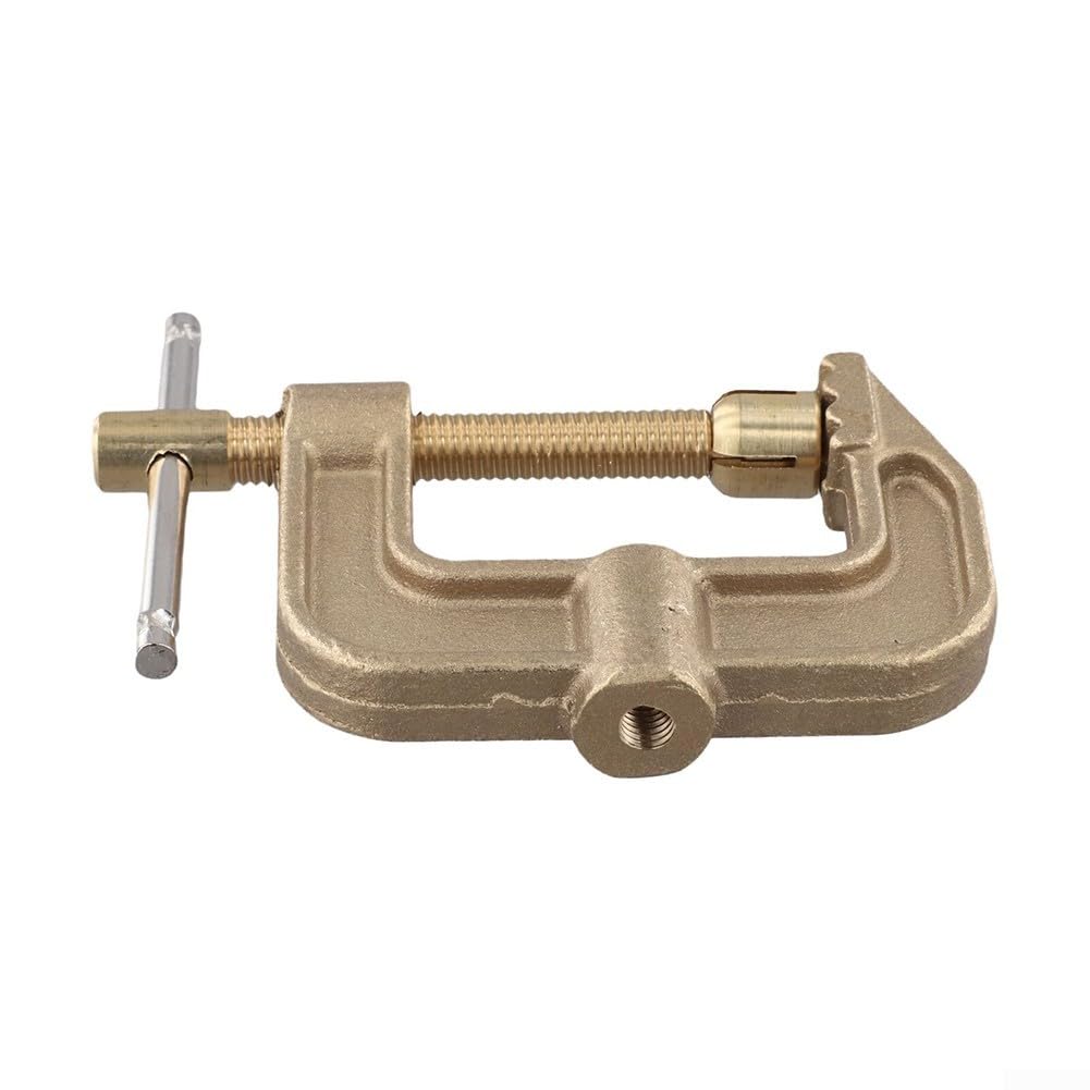 Adaptador giratorio de abrazadera de tierra de soldadura de 1000 A con abrazadera de tierra de latón de 500 A, abrazadera de conexión a tierra giratoria de 360 ° para soldador MIG TIG MMA, kit de