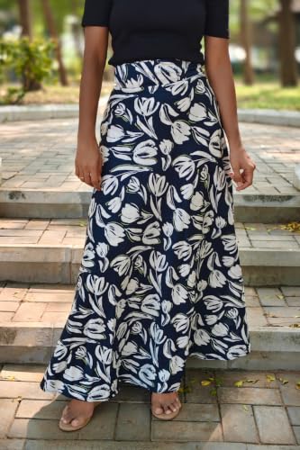 Image of Women's Printed Maxi Wraparound Skirt