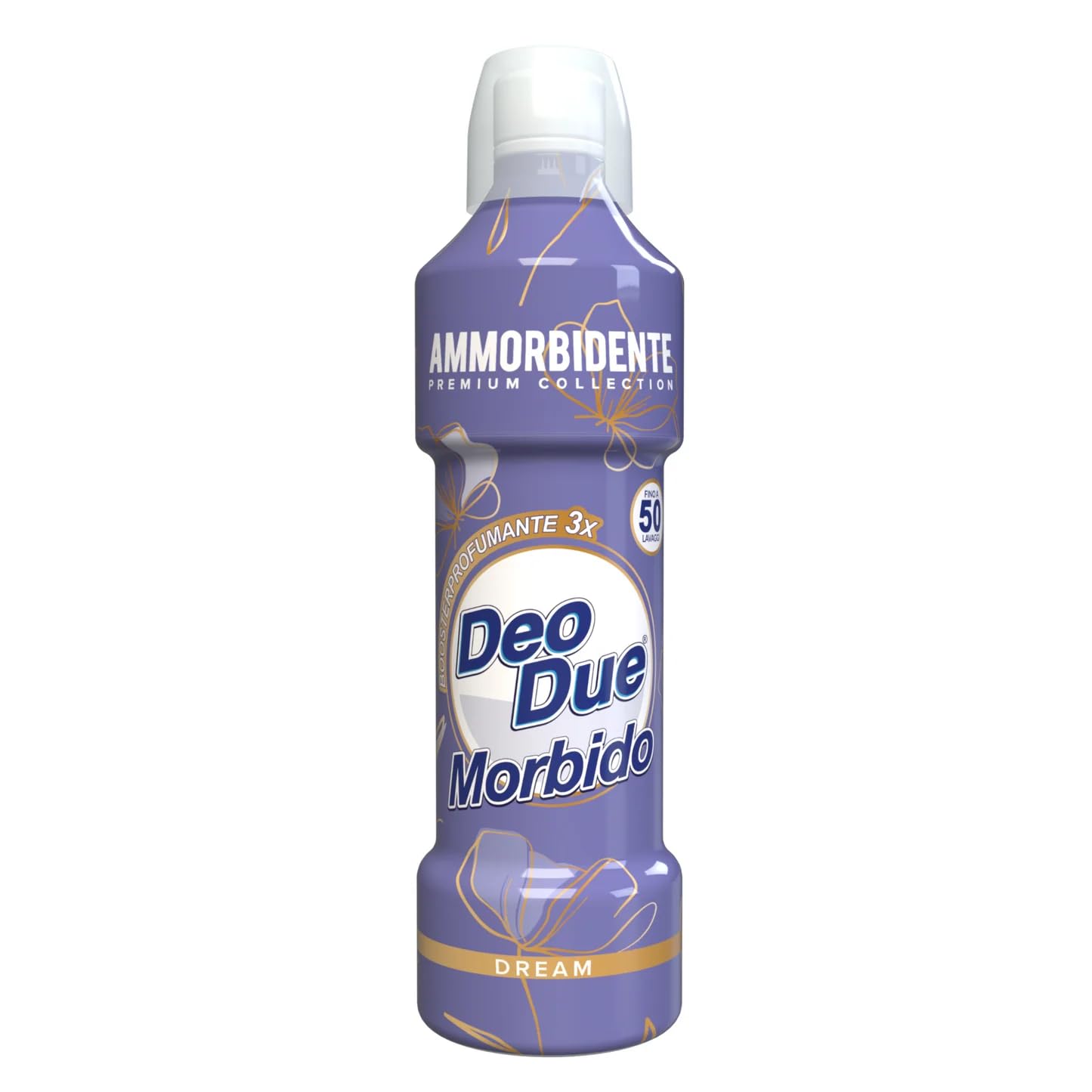 DEO DUE Ammorbidente Premium Collection Dream – Ammorbidente concentrato Ammorbidente Concentrato, ideale per tutti i vestiti, 50 lavaggi 6 x 1 litro + portachiavi Beni Culinari