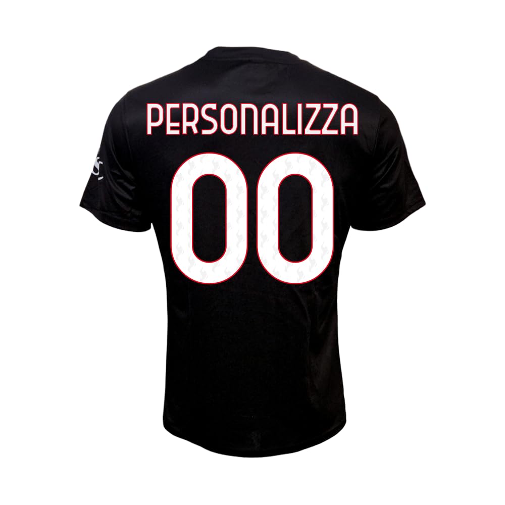 AC Milan Maglia Replica Personalizzabile, 100% Poliestere, Taglie 4Y-XXL, Vari Modelli