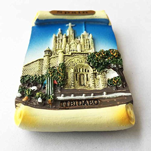 Wedare Barcellona Spagna 3D Frigorifero Magnete turistica Souvenir Resina Magnetico Adesivi Frigorifero casa e Cucina Decorazione dalla Cina
