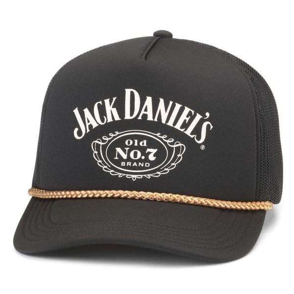 Image of AMERICAN NEEDLE Jack Daniel's Whiskey No. 7 Officially Licensed Merchandise Unisex Adjustable Baseball Hat