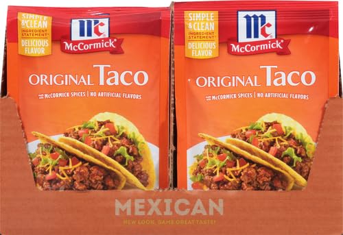 Image of McCormick Original Taco Seasoning Mix, 1 oz (Pack of 3)