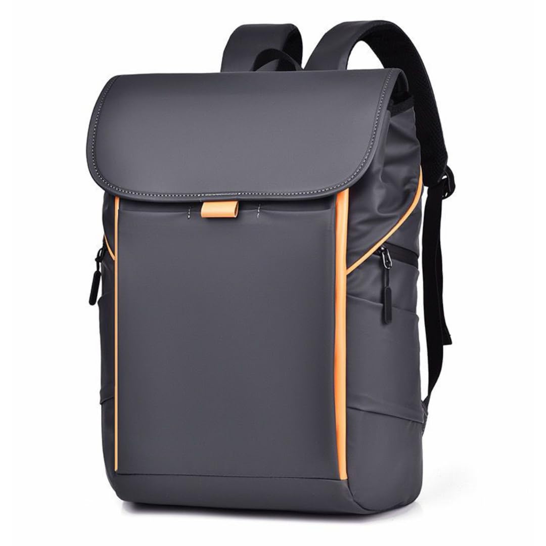 FLYMANN Waterproof Laptop Bag for Men 15.6" Nylon Lightweight laptop bag with trolley strap Large Capacity Travel backpack (Grey) (B0DB8QRZ7D) Amazon Price History, Amazon Price Tracker