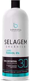 Selagem Borabella Orgânica Sem Formol Bizinn - Alisa e Reduz Volume 1000ml