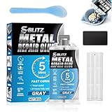 Colle Métallique Extra Forte, Colle Epoxy Métal Bi-composant, Soudure a Froid Metal, Colle...