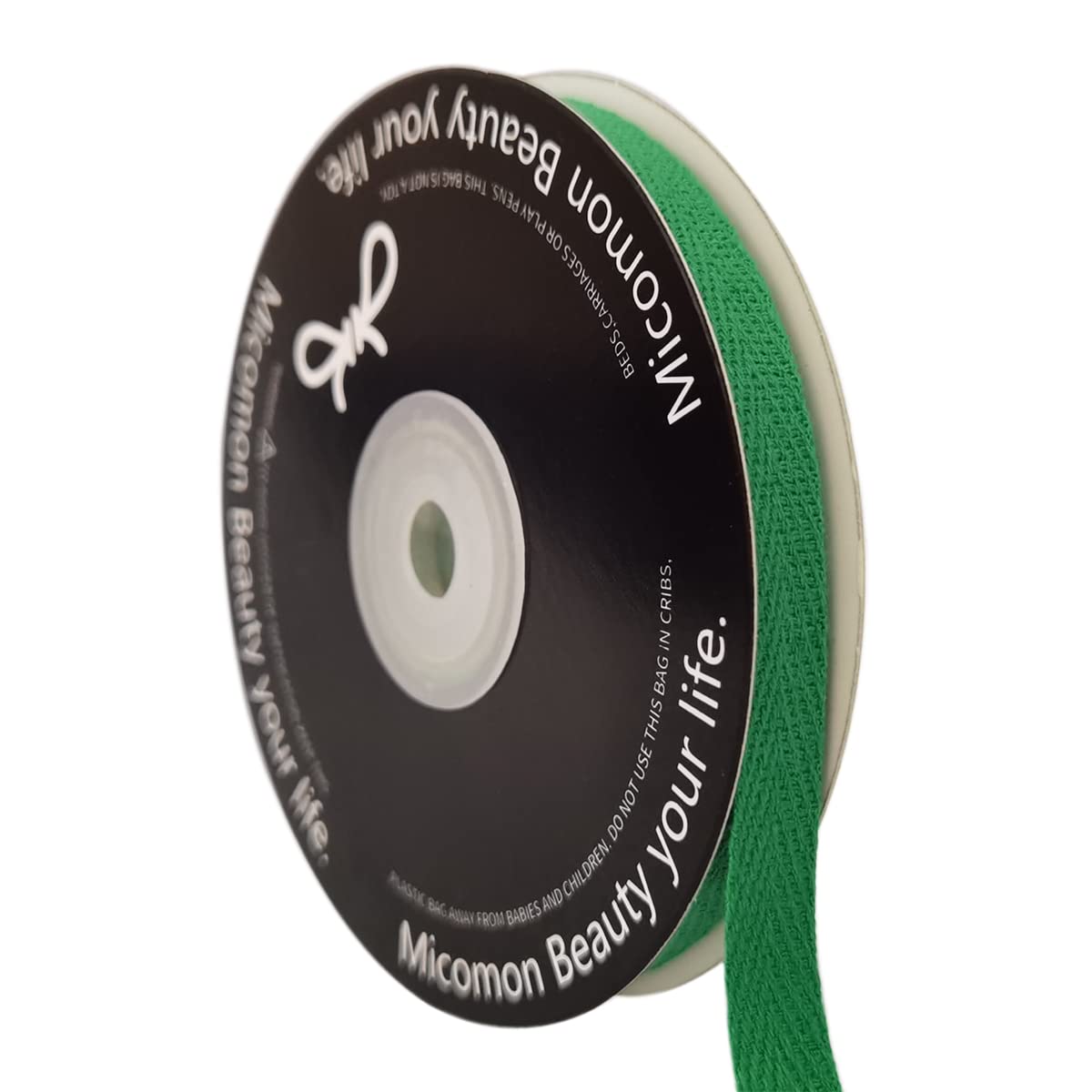 Micomon 300 Feet Green and White Baker's Cotton Twine Durable Packing String for Gardening Applications (Green)