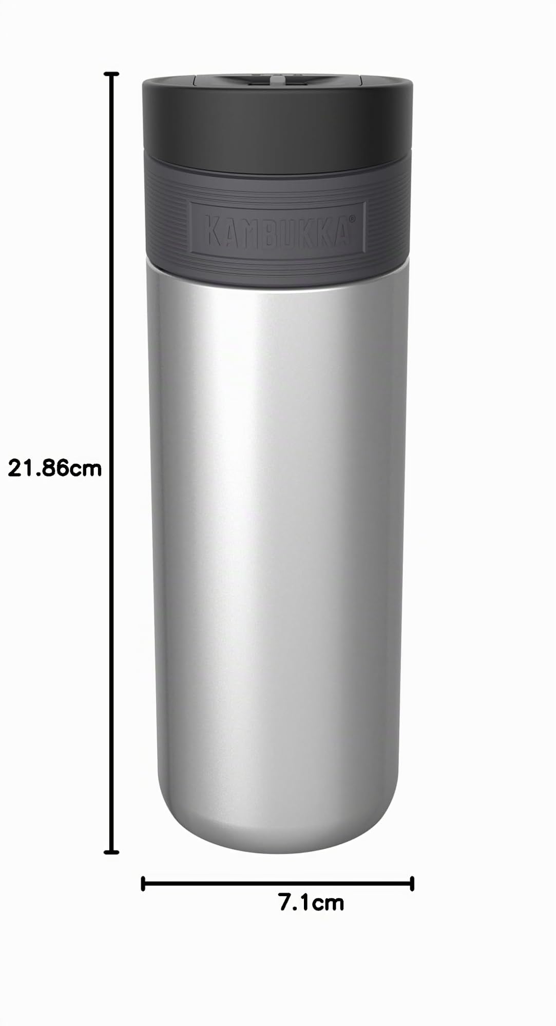 Kambukka Thermobecher 500ml - Kaffeebecher to go aus Edelstahl - Auslaufsicher & dicht - Isolierbecher… – Ansicht 9