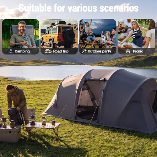 Carpa inflable Nice C para camping 10 personas miniatura 5