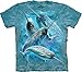 The Mountain Narwals Adult T-shirt Blue Medium