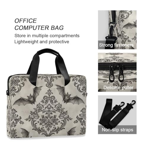 Bolso maletín vintage para laptop y oficina miniatura 6