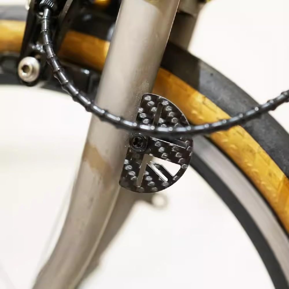 Sgxbos Folding Bicycle Brake Cable Limiter Line Blocking Plate for Brompton Line Blocking Plate A/C/P/Tline Cable Protection