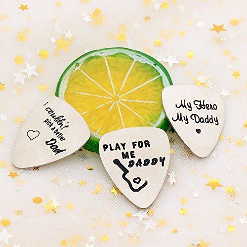 Lot de 3 médiators pour guitare en acier inoxydable - Les Beatles, Paul McCartney, John Lennon, RIngo Starr, George Harrison Lot de 3 médiators pour guitare en acier inoxydable – Image 5