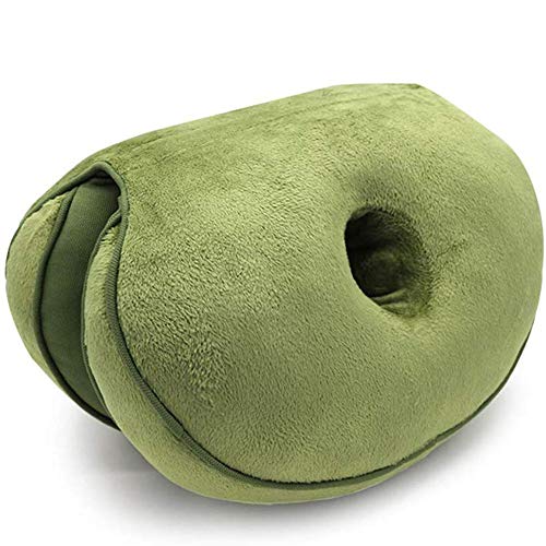 6 Mejores cojines de coxis para sillas de oficina 25 Dual Comfort Cojín Ascensor Caderas Cojín Del Asiento, Amortiguador...