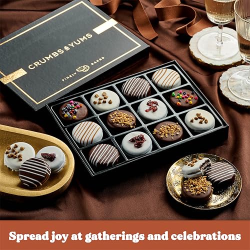 Holiday Christmas Gift Basket - Gourmet Chocolate Cookies with Assorted Toppings - Food Gift Box for Christmas, Family, Birthday, Men & Women - Image 6