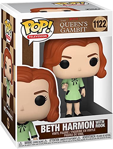 Beth Harmon With Chess Piece Vinyl Figure #1123 Queens Gambit (Includes Compatible Pop Box Protector) #TOP2