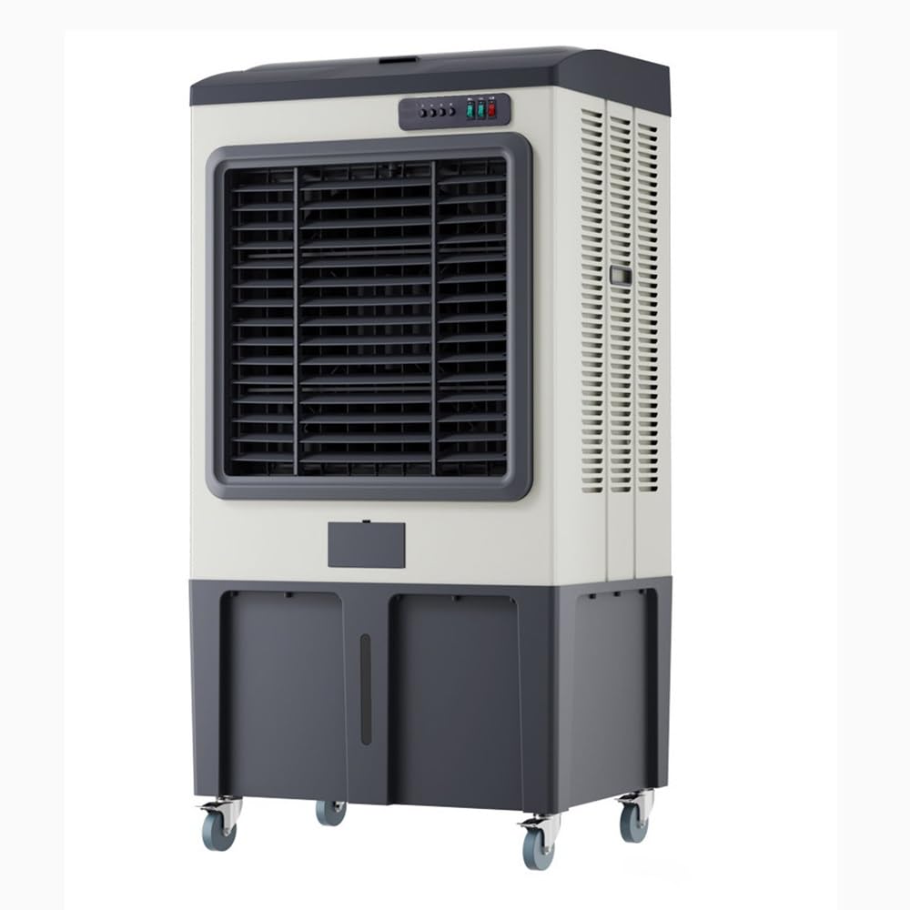 Songyl-20249 One Color Evaporative Air Cooler Large Wheeled Mobile Industrial Cooler Water-Cooled Air Fan