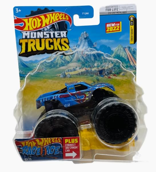Hot Wheels Monster Trucks Race Ace, Connect and Crash 47/75