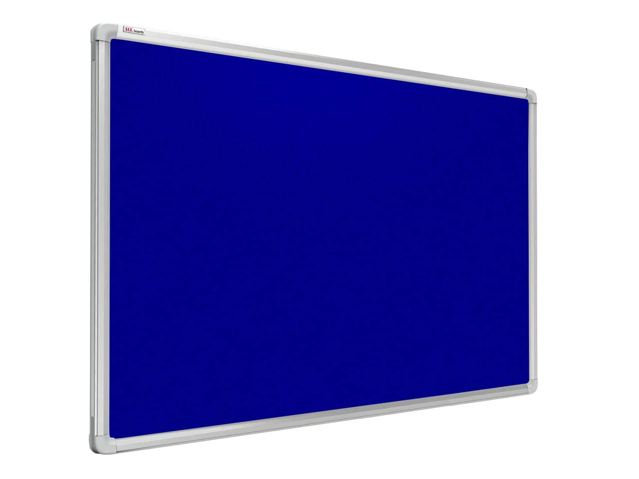 ALLboards Felt Blackboard with Aluminum Frame | Quick and Easy Assembly (180x100cm, Blue) โ image 1
