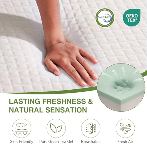 EGOHOME 8-Inch Cooling Memory Foam Mattress for Kids - Image 5