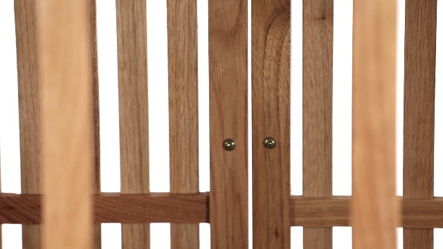 Mobiletto Bagno Sottolavabo In Legno Noce - Con Ante A Griglia E Spazio Sifone - Foto 6