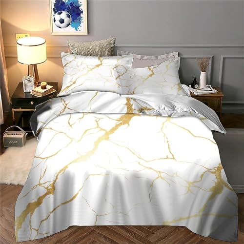 Housse de couette 140x200 cm au design abstrait moderne