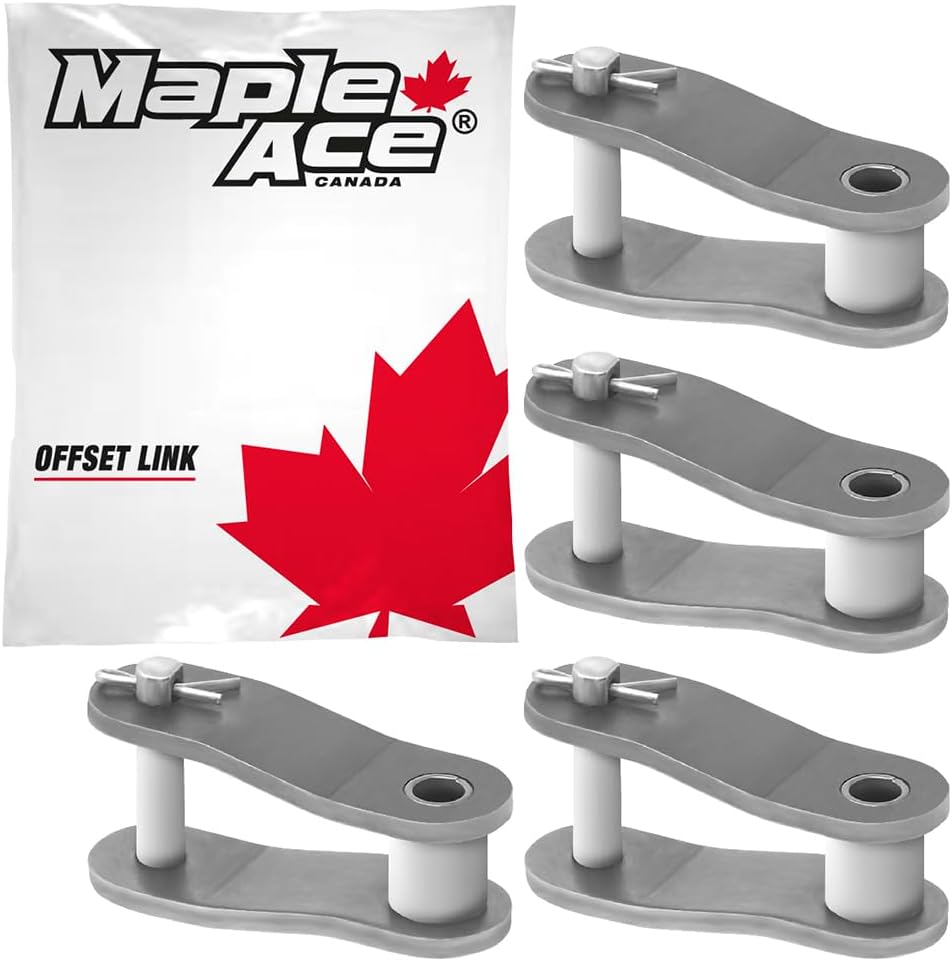 MAPLE ACE CA550HD Offset Half Link for Heavy Duty Agricultural Roller Chain (Qty 4)