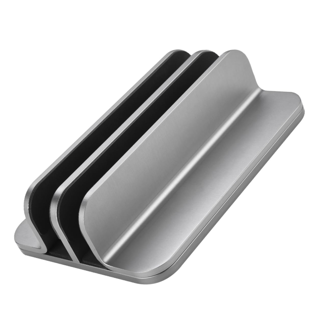 Vertical Laptop Stand Aus Aluminiumlegierung Ergonomischer Stabiler Laptopständer Platzsparend Für Schreibtische Kompatibel Mit Allen Laptops Und Tablets