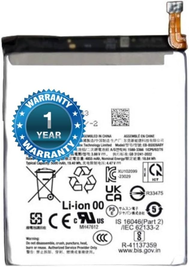 Original EB-BS928ABY Battery for Samsung Galaxy S24 Ultra S928B GH82-33387A Battery with 1 Year Warranty***(SEPAV57)