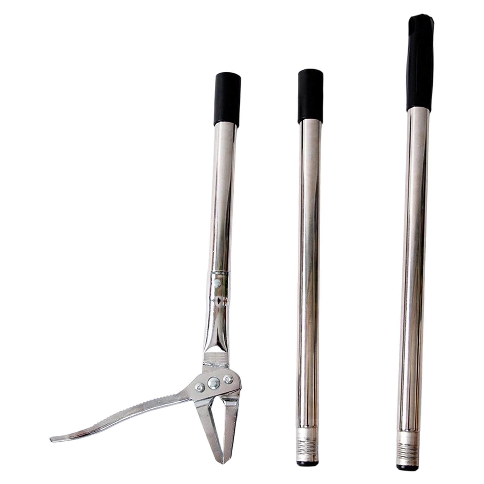 Zbiianxer Stainless Steel Weeder Puller Tool Ergonomic Standing Position Gardening Implement With Nonslip Handle Gardening Weeder Tool Long Handle