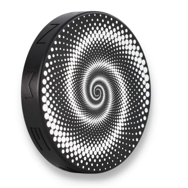 Mezmocoin Aluminium Noir Édition Infinity - Jouet Illusion Optique Cinétique Original