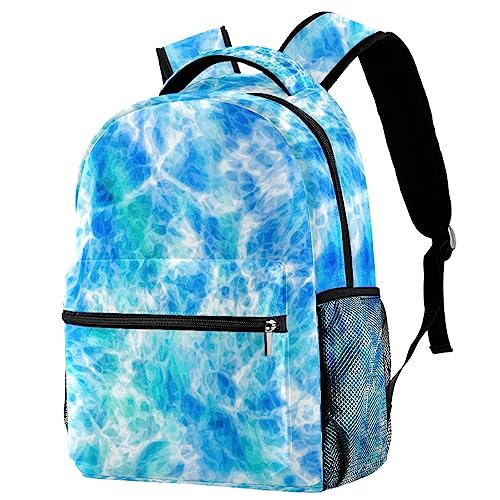 Sac à dos classique léger marbré coloré pour femmes et adolescentes - Couleur 10