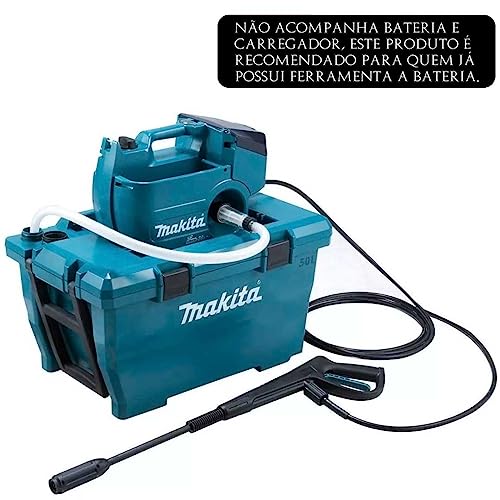 Makita DHW080ZK accu-hogedrukreiniger 2x18V (zonder accu, zonder oplader) incl. water- en transportbox - Afbeelding 3