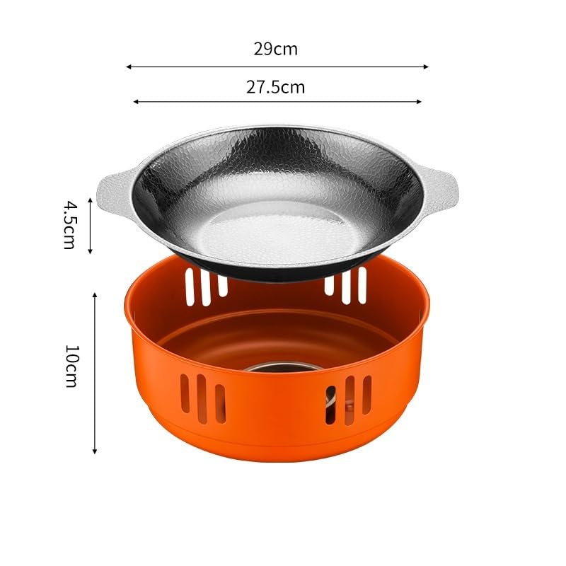 Estufa de Alcohol de Acero Inoxidable Buffet Chafing Dish