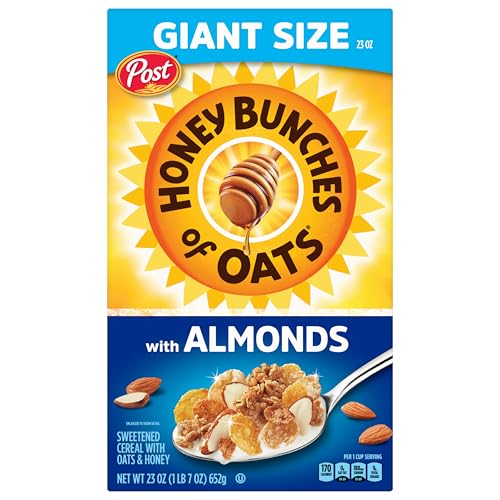 Honey Bunches of Oats with Almonds, Heart Healthy, Low...