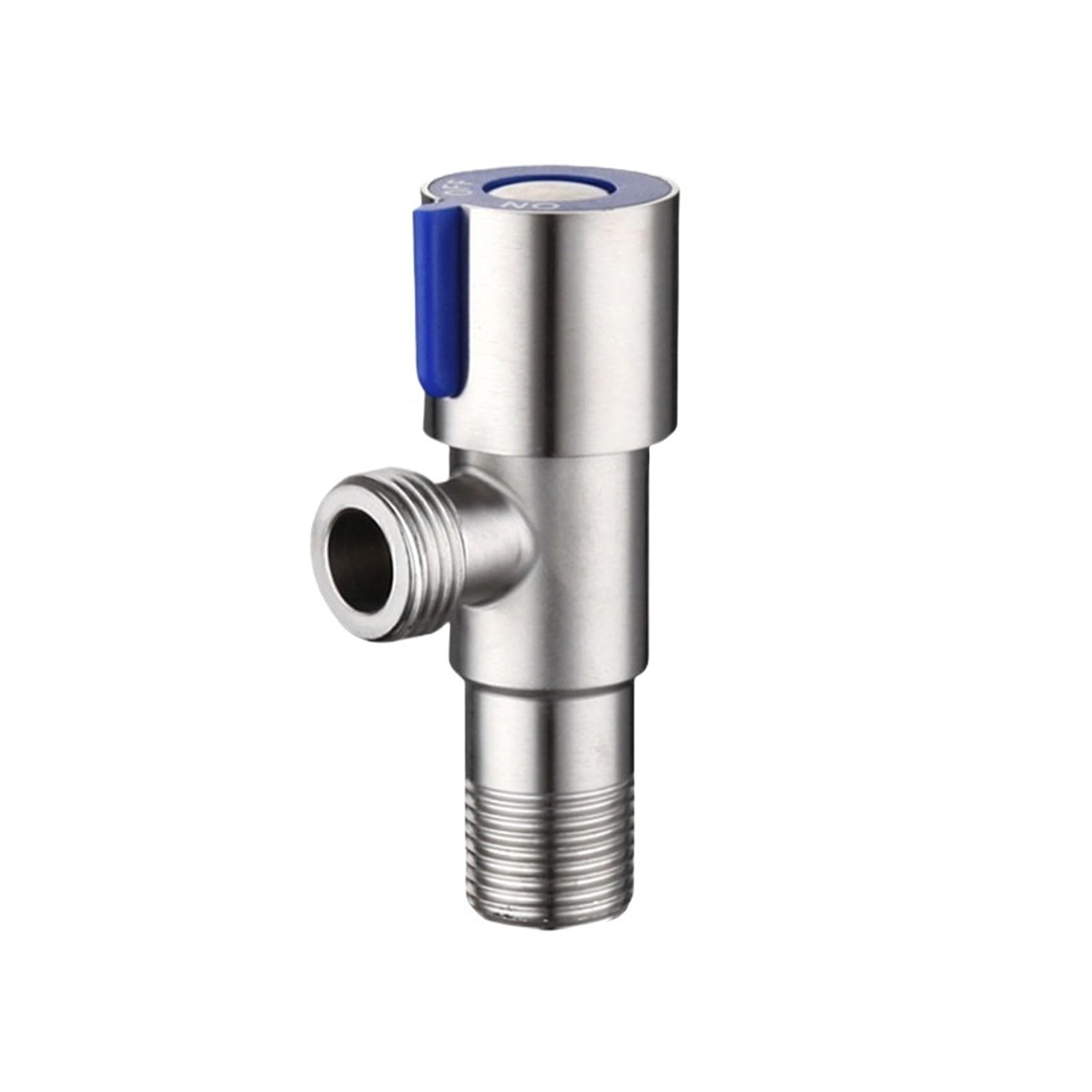 Bvhisehp Blue 201 Stainless Steel Angle Valve Hot Cold Water Stop Valve For Bathroom Kitchen Toilet Water Heater(Blue)