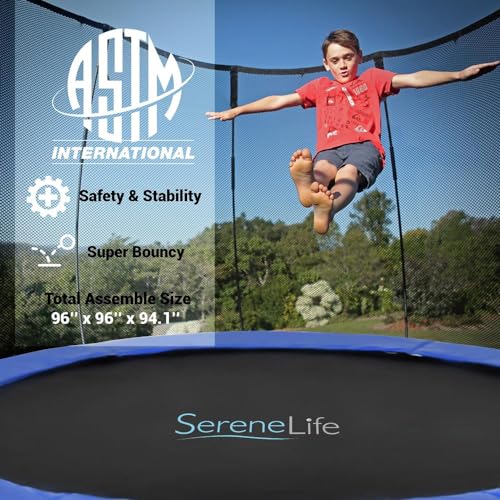 Serenelife SLTRA8BL 8/10/12 Ft Outdoor Recreational Backyard Stable thumb #1