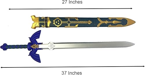 Miniatura 2 de Espada de espuma de fantasía de 42 pulgadas, leyenda de Zelda, Espadas maestras para videojuegos, disfraz de cosplay, colección, regalo. Réplica de