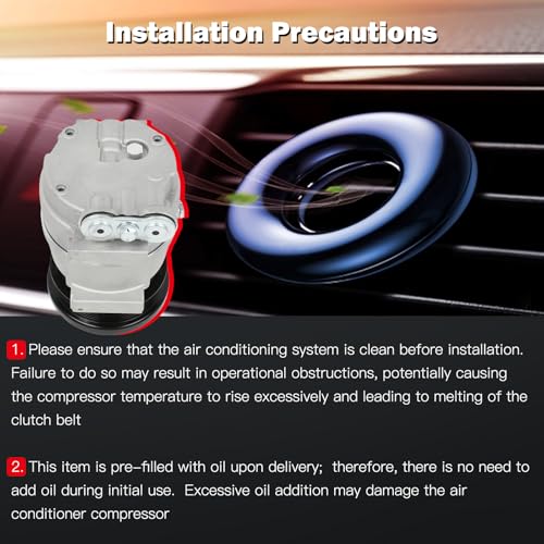 Image of Air Conditioning Compressor for Pontiac Wave Wave5 for Chevrolet Aveo /5