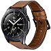 iBazal Correas 20mm Cuero Piel Pulseras Bandas Compatible con Samsung Galaxy Watch 3 41mm/Galaxy Watch 42mm/Active 40mm/Huawei Watch 2/Gear S2 Classic/Gear Sport/Ticwatch 2 (Reloj No Incluido) -Marrón