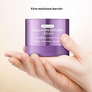 PS.PRETTYSKIN Premium Collagen Return Cream-Anti-aging Tightening and Firming Collagen Cream-Restores Moisture and Reduces Fine Wrinkles Korean Skin Care Cream for Face 1.69 fl.oz(50ml)