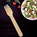 Perfect Stix Green Fork 158-250ct Disposable Wooden Forks (Pack of 250), Plain Forks