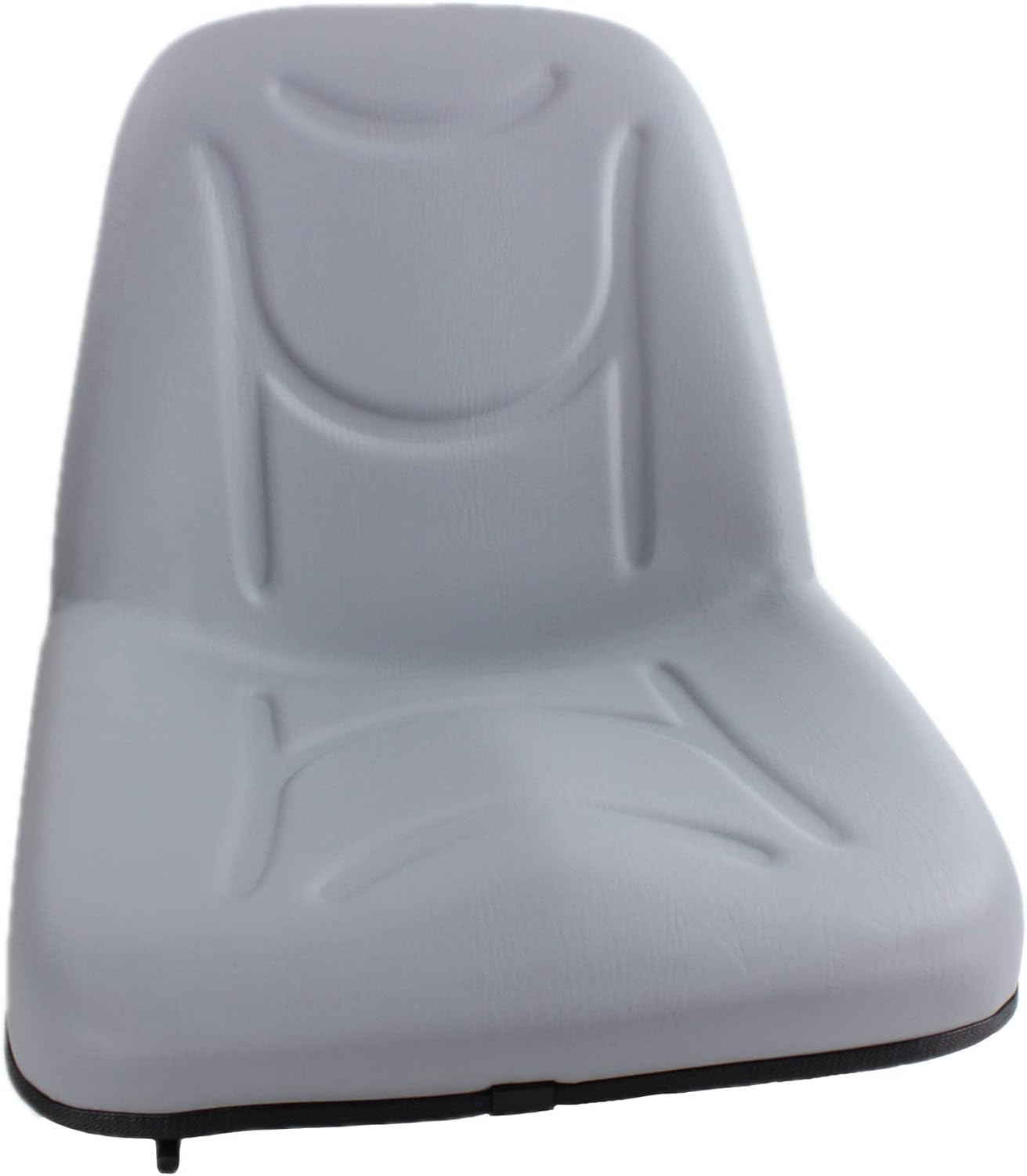 E-90391136 Grey Vinyl Seat W/Slide Tracks for Case & New Holland C232, C238, C227, C234, C237, C245, C327, C332, C334, C337, C338+++