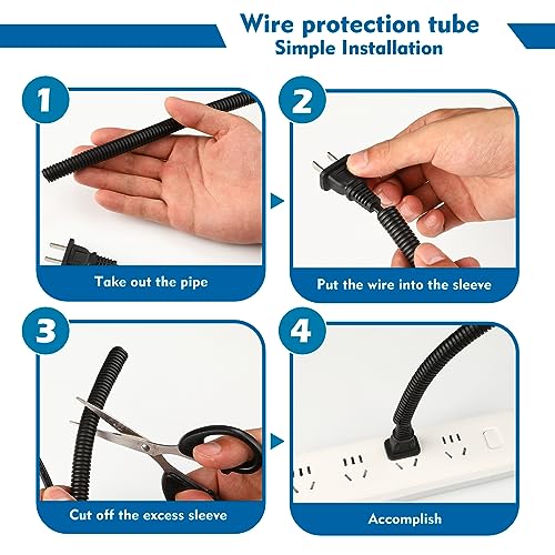 Cord Protector for Pets,Cord Cover and Cable Protector Stops Chewing-20FT by Cacovedo - Used condition - Image 5