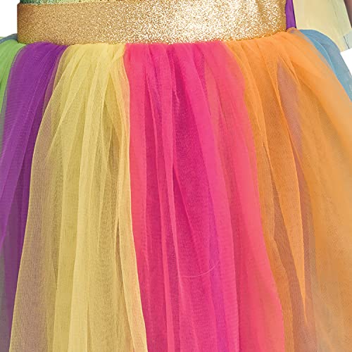 Disfraz de unicornio con lentejuelas para niñas Fun World miniatura 5