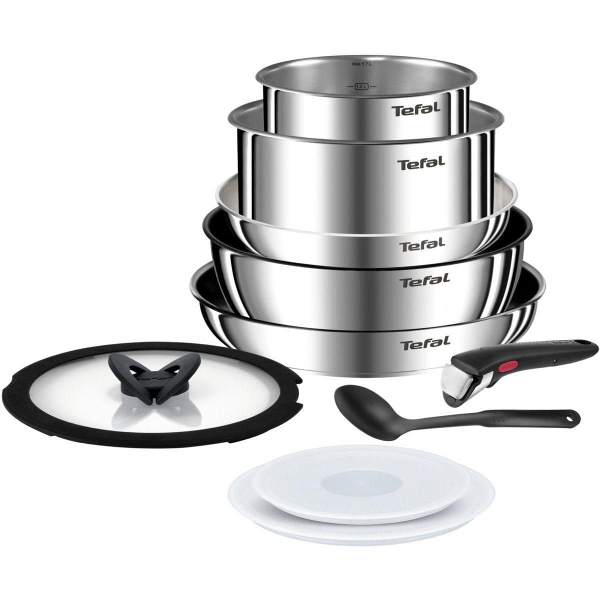 Casserolerie Tefal Ingenio Emotion Batterie de cuisine 10 pieces L897S104