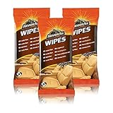 Armor All 3X 39021L LEDERPFLEGE TÜCHER LEDERSITZPFLEGE 20 Stück