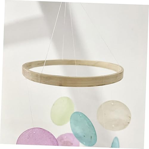 Miniatura 8 de Campana de viento para decoración de exteriores e interiores, anillo colgante, campanilla de viento creativa para jardín, patio y decoración del