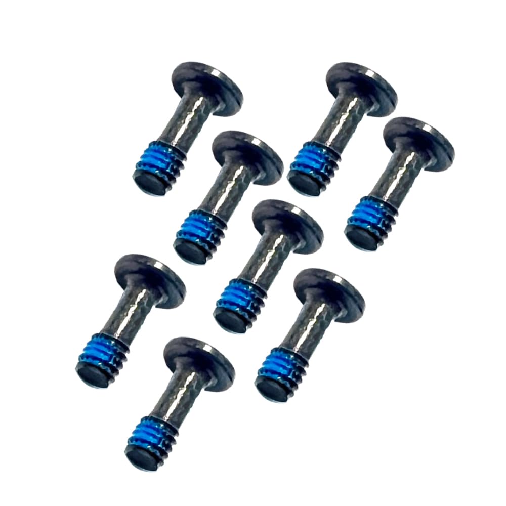 ZAHARA Black 8PCS Lower Bottom Base Cover Case Screws Replacement for Dell Latitude 5500 5501 5502 5509 / Precision 3540 3541 3542